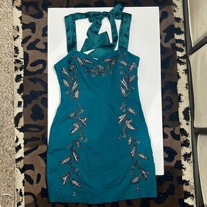 NWT - Free People - $108 Retail - Size 6 - Ocean - Mini Dress